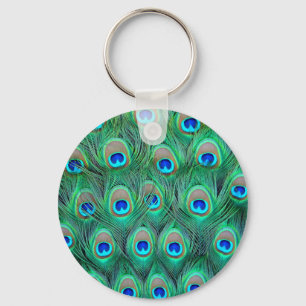 Peacock Feathers Sleutelhanger