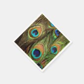 Peacock Feathers Standard Paper Napkins Servet (Hoek)