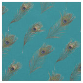 Peacock Feathers Stof (Close Up)