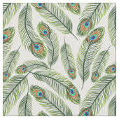 Peacock Feathers Stof (Close Up)