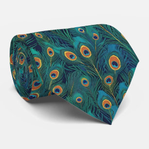 Peacock Feathers Stropdas