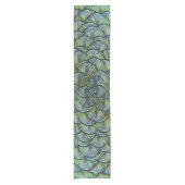 Peacock Feathers Table Runner Korte Tafelloper (Voorkant)