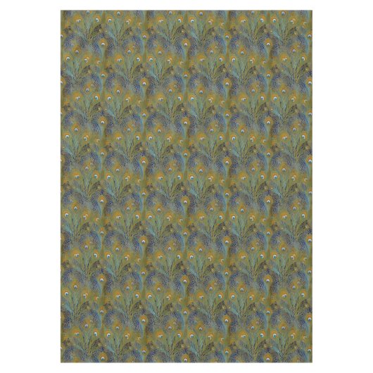 Peacock Feathers Tableware Tafelkleed (Voorkant)