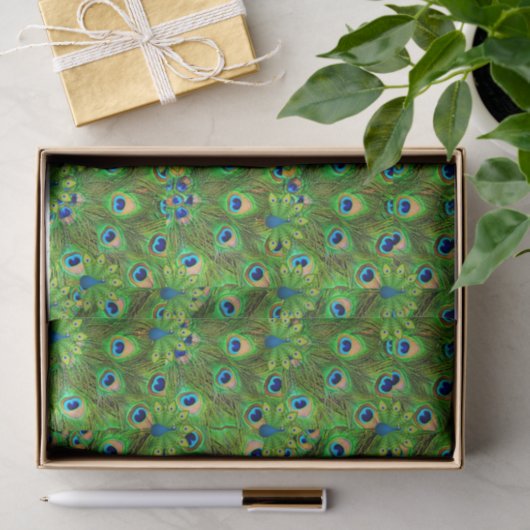 Peacock Feathers Tissue giftwrap Tissuepapier (Geschenk)