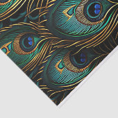 Peacock Feathers Tissuepapier (Detail)