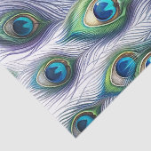 Peacock Feathers Tissuepapier (Detail)