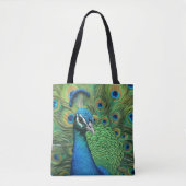 Peacock Feathers Tote Bag (Voorkant)