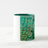 PEACOCK FEATHERS TWEEKLEURIGE KOFFIEMOK (Center)