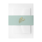 Peacock Feathers Uitnodigingen Wikkel (Voorkant Voorbeeld)