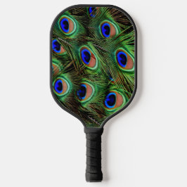  Peacock Feathers Uniek Fun Pickleball Paddle