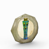 Peacock Feathers vaas meesterwerk uit 1900 Fotoblokken (Links)