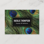 Peacock Feathers Visitekaartje (Voorkant)