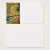 Peacock Feathers Visitekaartjes (Voorkant /achterkant)