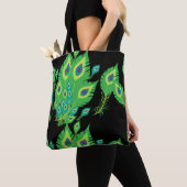 Peacock Feathers | Vogels in pacock | MODE Tote Bag (Dichtbij)
