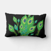 Peacock Feathers | Vogels in pacock | NATUUR Kussen (Achterkant)
