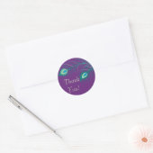 Peacock Feathers Vrijgezellenfeest Sticker (Envelop)