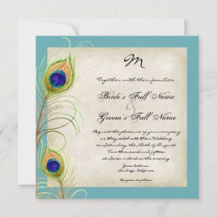 Peacock Feathers Weddenschap Kaart
