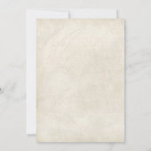 Peacock Feathers Weddenschap Kaart (Achterkant)