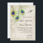Peacock Feathers Weddenschap Kaart<br><div class="desc">Dit is een eigentijdse,  verfijnde uitnodiging. Met gestileerde,  handgekleurde pauwenveren,  op een handbeschilderde kant en perkamentachtergrond met uw keuze van achtergrondrandkleur,  hier weergegeven in wijn. U KUNT OOK GENIETEN VAN:</div>