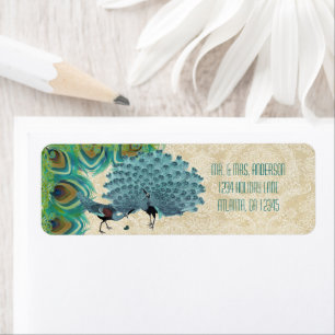Peacock Feathers Wedding Etiket