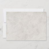 Peacock Feathers Wedding Invitations Kaart (Achterkant)