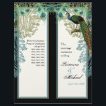 Peacock, Feathers - Wedding Programme<br><div class="desc">Dit elegante en verfijnde Wedding-programma combineert het beste van de traditie en de versheid van de hedendaagse. Als u een vlak vel naar u wordt verzonden, moet u de printer vouw vouwen of naar een printer tillen om er een breuklijn uit te zien. Deze moderne en geavanceerde uitnodiging heeft een...</div>