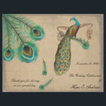 Peacock Feathers Wedding Programme Burnt Edges<br><div class="desc">zie meer producten van pauw-vogels meer vogelproducten Peacock Wedding Invitations Paisley Peacock Colors of Fuchsia en Limoen Paisley Wedding Invitation - Paisley Peacock Colors Wedding Invitations, RSVP, Save the Date and Direction of Reception Cards. RSVP & Place Cards RSVP & Place Cards Bird Weddings and Special Occasions Birds Wedding Invitations...</div>