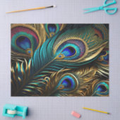 Peacock Feathers Weefpapier Tissuepapier (Craft)
