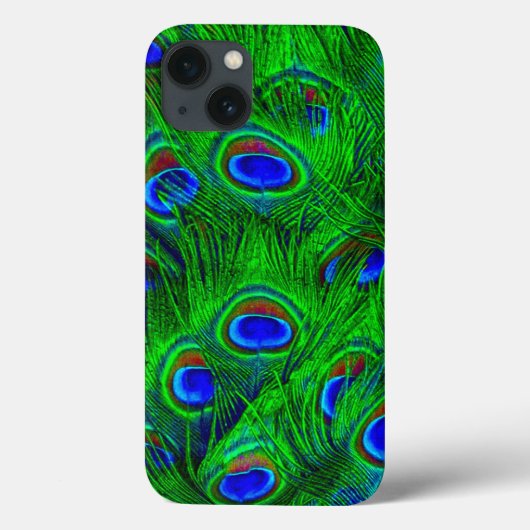 Peacock Feathers Wildlife Birdlover Gift Case-Mate iPhone Case (Achterkant)