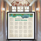  Peacock-feeders Weddenschappen Poster