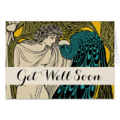 Peacock Fine Art Bird Nouveau (Voorkant Horizontaal)