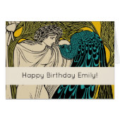 Peacock Fine Art Bird Nouveau (Voorkant Horizontaal)