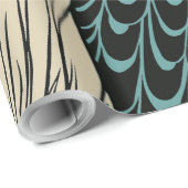 Peacock Fine Art Bird Nouveau Cadeaupapier (Rol Hoek)