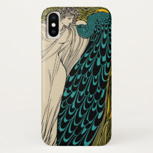 Peacock Fine Art Bird Nouveau Case-Mate iPhone Case
