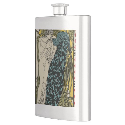 Peacock Fine Art Bird Nouveau Flacon (Links)