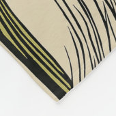 Peacock Fine Art Bird Nouveau Fleece Deken (Hoek)