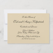 Peacock Fine Art Bird Nouveau Kaart (Achterkant)