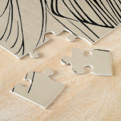 Peacock Fine Art Bird Nouveau Legpuzzel (Zijkant)