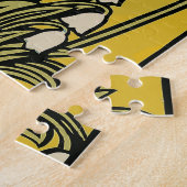 Peacock Fine Art Bird Nouveau Legpuzzel (Zijkant)