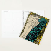 Peacock Fine Art Bird Nouveau Planner (Display)