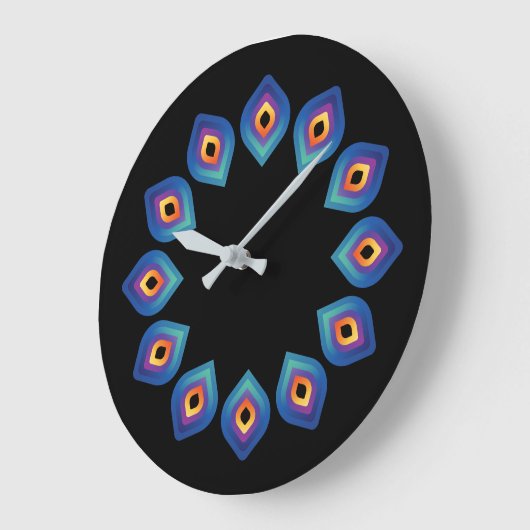 Peacock Flame (Cycle) Grote Klok (Hoek)