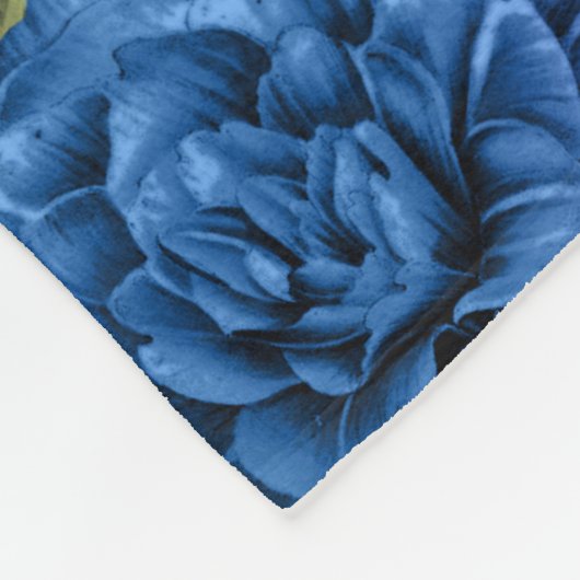 Peacock Fleece Blanket - prachtig design (Hoek)