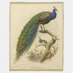  Peacock Fleece deken