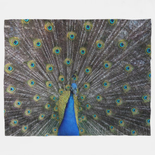 PEACOCK FLEECE DEKEN