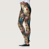 Peacock Floral Leggings (Links)