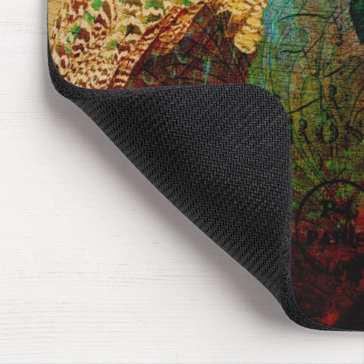  Peacock Floral Muismat (Hoek)