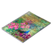 Peacock Flowers and Music Notitieboek (Linkerzijde)