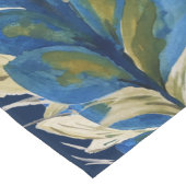 Peacock Flowers Waterverf Handbeschilderd Lange Tafelloper (Hoek)