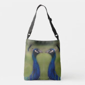 Peacock Foto Aangepaste All-over-Print Cross Body Crossbody Tas (Achterkant)
