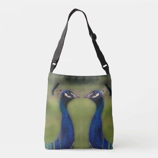 Peacock Foto Aangepaste All-over-Print Cross Body  Crossbody Tas (Achterkant)